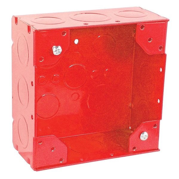 Southwire Electrical Box, 42 cu in, Device Box Type, Steel, Square